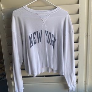 John Galt cropped NEW YORK tee